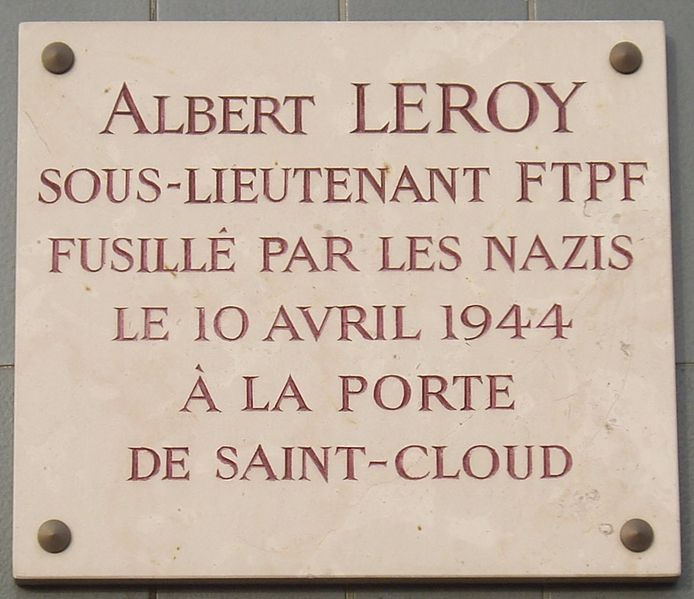 Memorial Albert Leroy #1