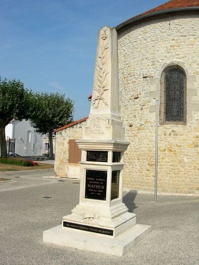 Oorlogsmonument Les Mathes