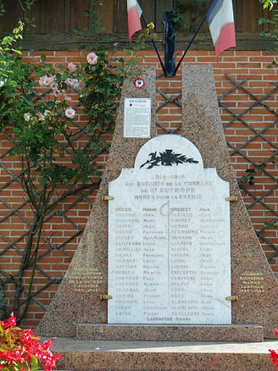 Oorlogsmonument Saint-Eutrope-de-Born