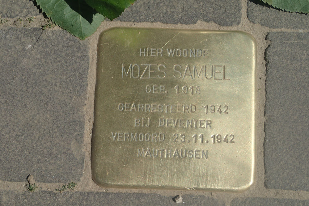 Stolperstein Diepenveenseweg 279 (nu nr. 4)