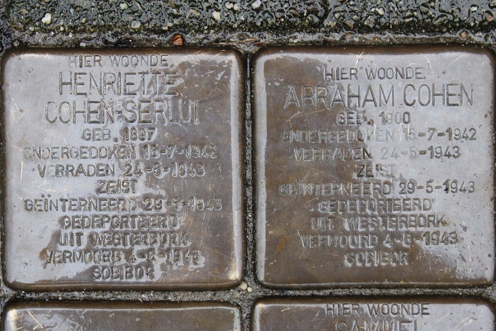 Stolpersteine Jan van Eijckstraat 39 #2