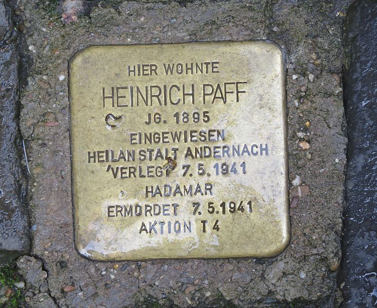 Stolperstein Langstrae 25