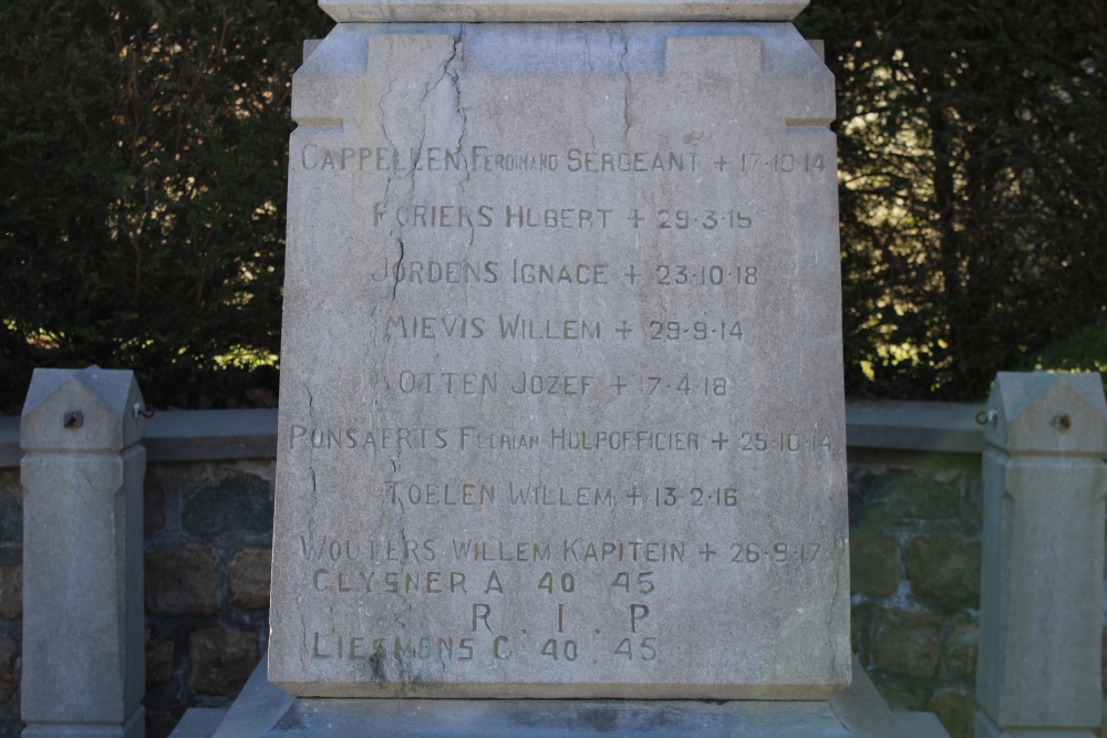 Oorlogsmonument Halle-Booienhoven	 #4