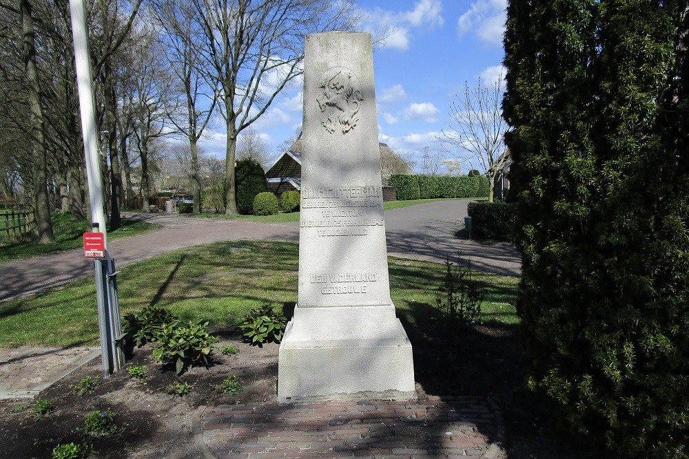 Verzetsmonument Carel Otterman Wachtum #2