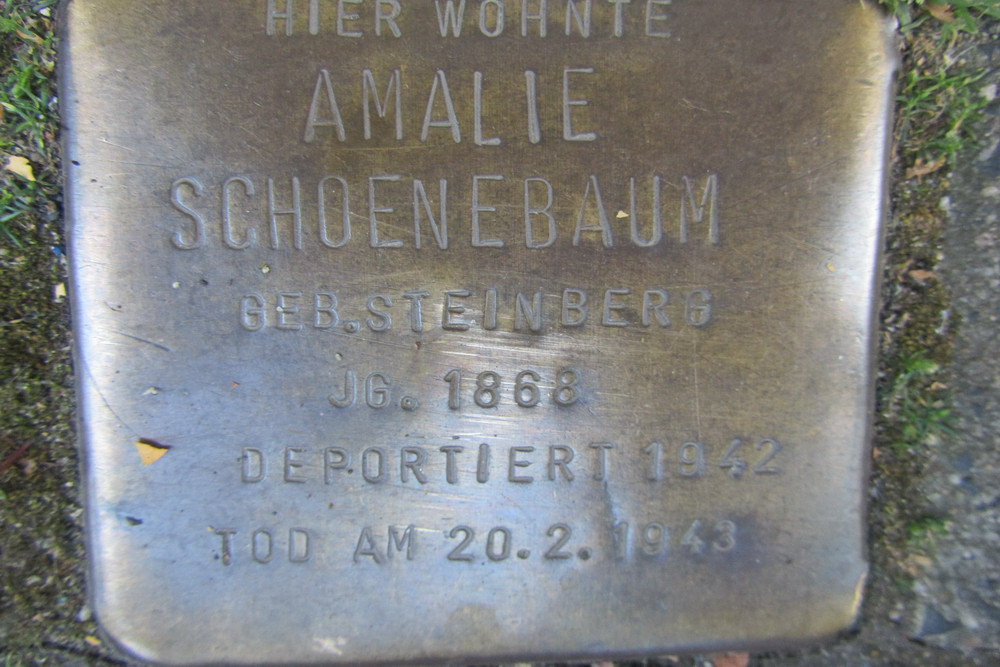 Stolpersteine Nubaumerstrae 11 #2