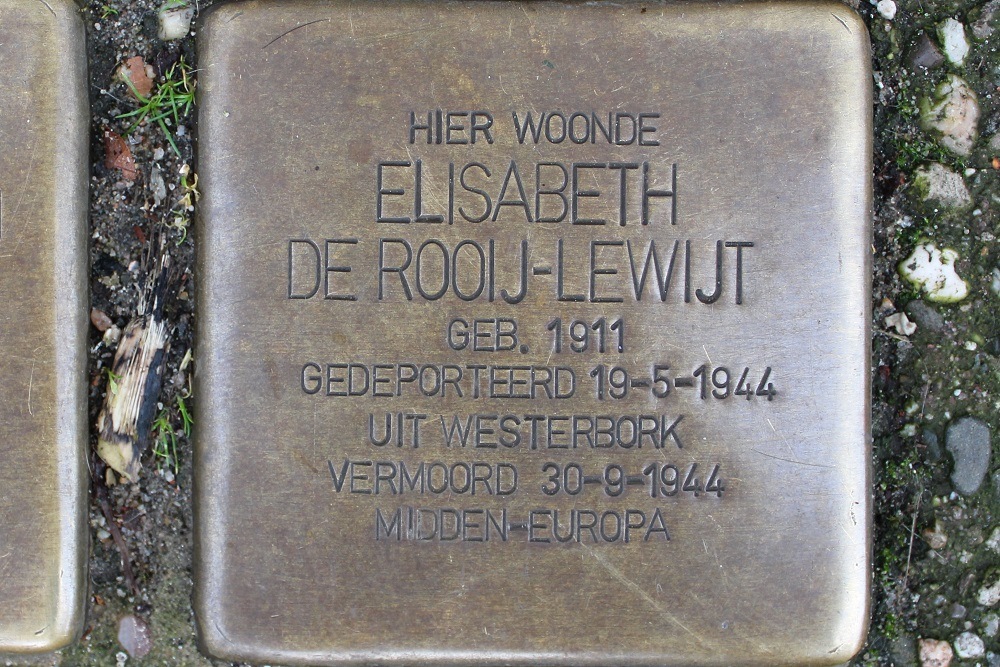 Stolpersteine Nieuwe Kerkstraat 147 #3