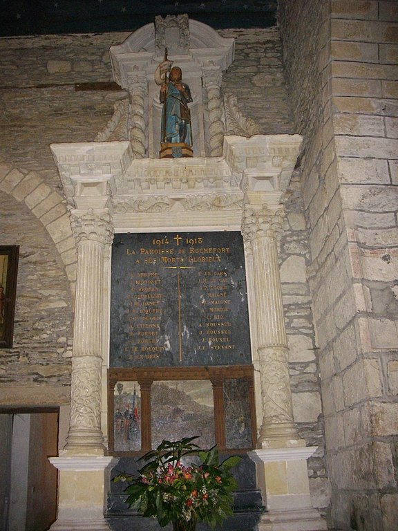 Monument Eerste Wereldoorlog Parochie van Rochefort