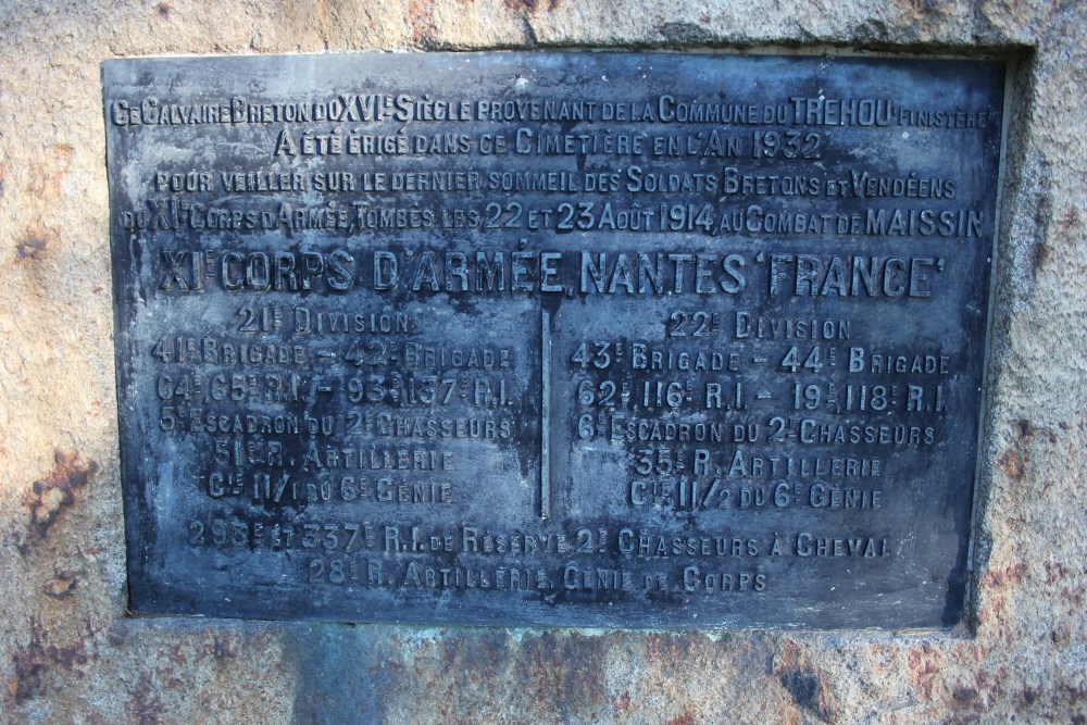 Gedenkteken Frans-Duitse Oorlogsbegraafplaats Maissin	 #2