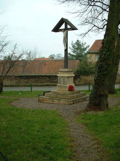 Oorlogsmonument Hickleton #1