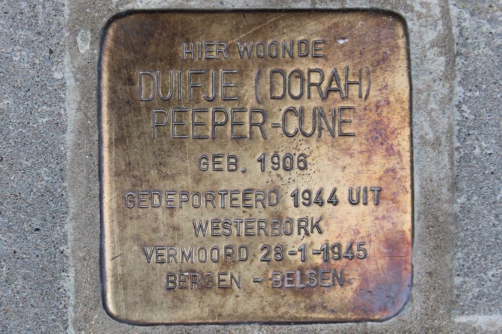 Stolperstein Waalstraat 85 #2