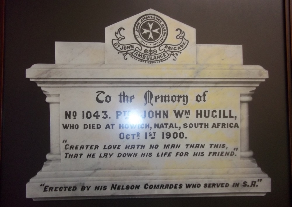 Memorial John William Hucill