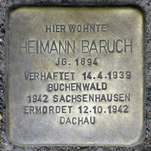 Stolpersteine Schulzestraße 14 #1