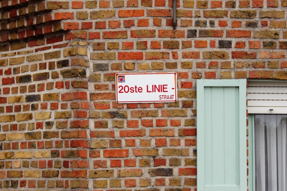 Straatnaam 20e Linieregiment Zarren