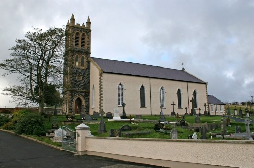 Commonwealth War Grave Ballerin Roman Catholic Churchyard