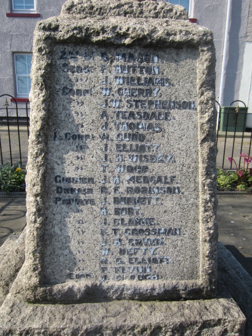 Oorlogsmonument Carlin How #4