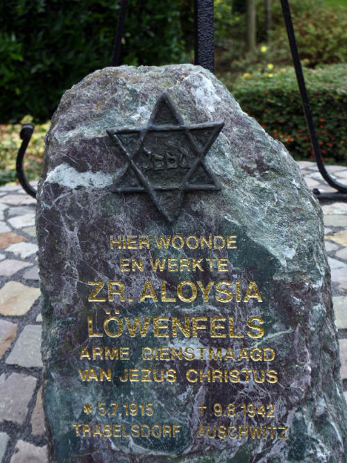 Joods Monument Zuster Aloysia Geleen #3