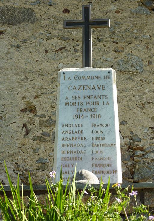 Monument Eerste Wereldoorlog Cazenave-Serres-et-Allens #1