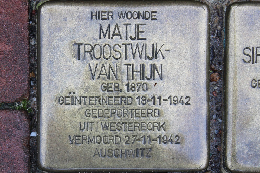 Stolpersteine Kraaipanstraat 29 #2