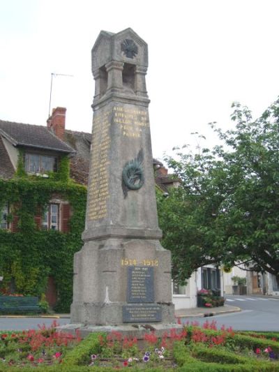 Oorlogsmonument Vallon-en-Sully