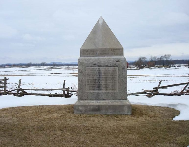 Monument 19th Maine Volunteer Infantry Regiment