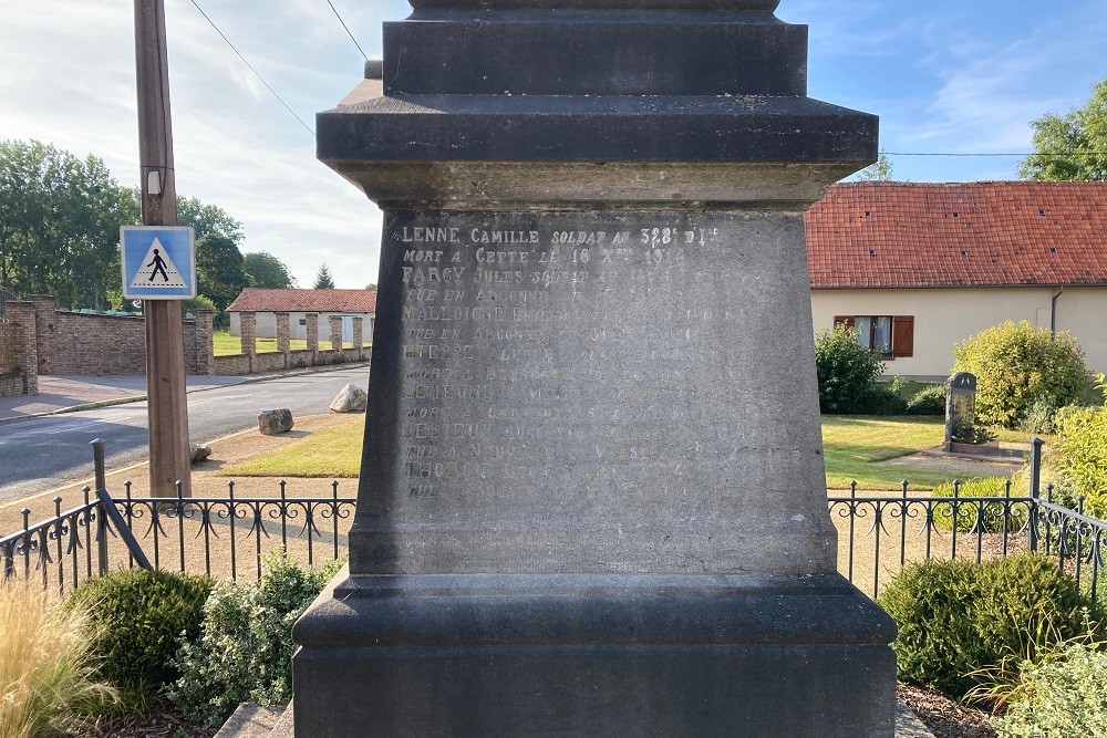 Oorlogsmonument Martainneville #3