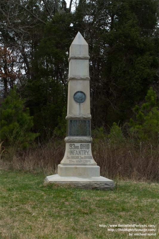 Monument 93rd Ohio Infantry #1