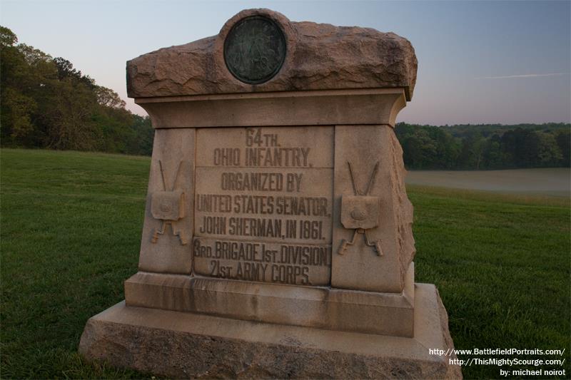 Monument 64th Ohio Infantry Regiment