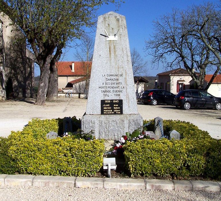 Oorlogsmonument Samazan