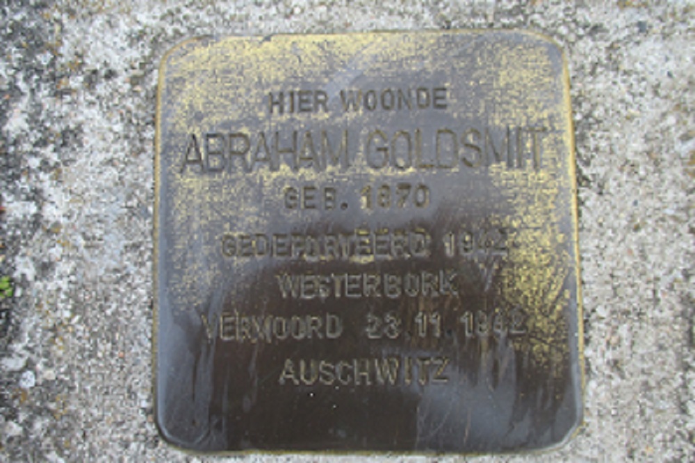 Stolpersteine Feiko Clockstraat 69 #2