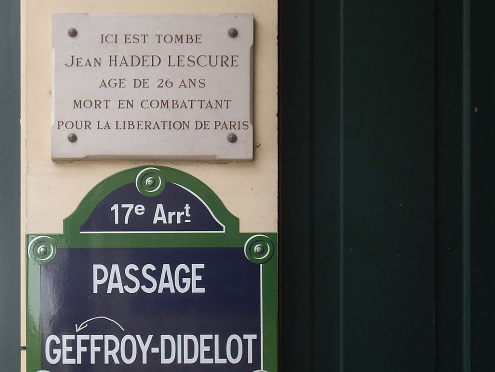 Plaque Jean Haded Lescure #1
