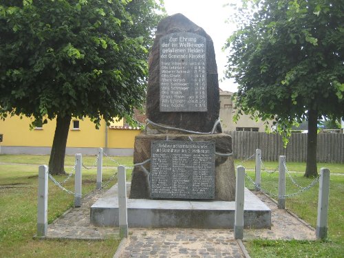 Oorlogsmonument Klasdorf #1