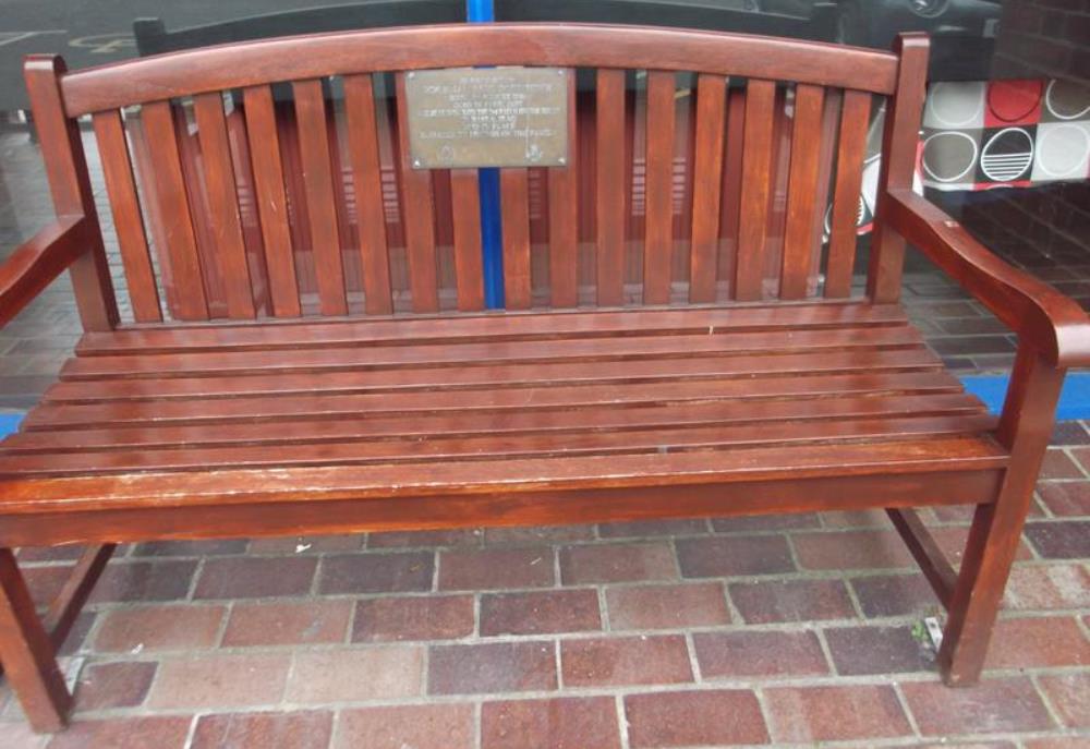 Remembrance Bench Rifleman Paul Donnachie