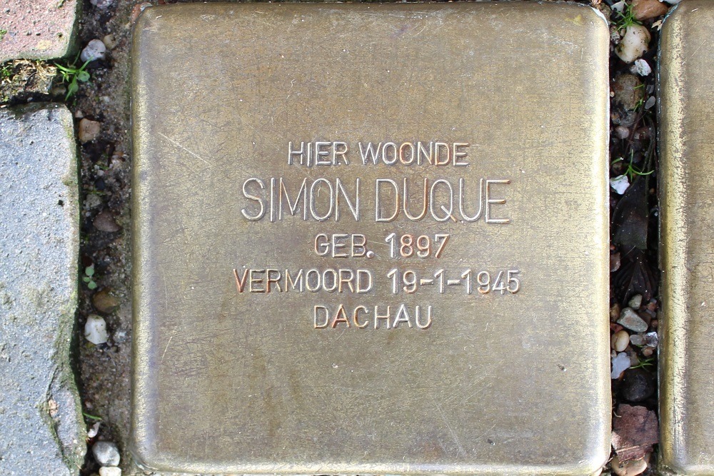 Stolpersteine Jonas Danil Meijerplein 11 #2