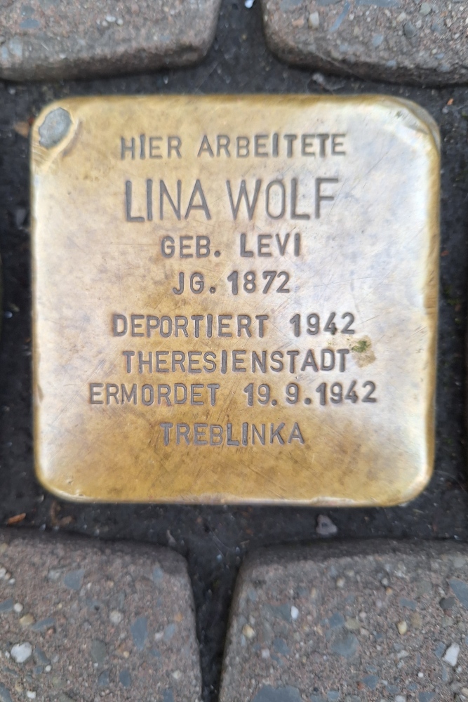 Stolperstein Hohestrasse 59-61