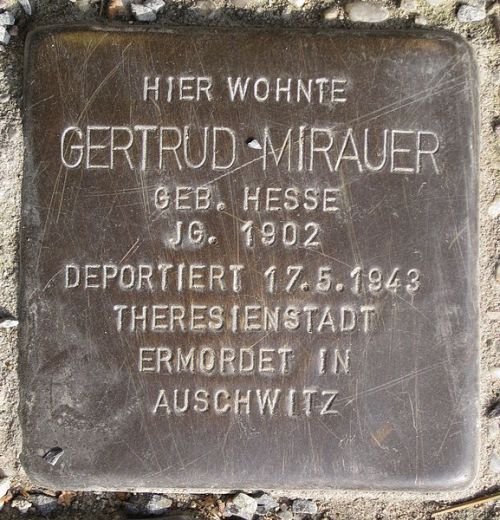 Stolpersteine Janitzkystraße 37 #3