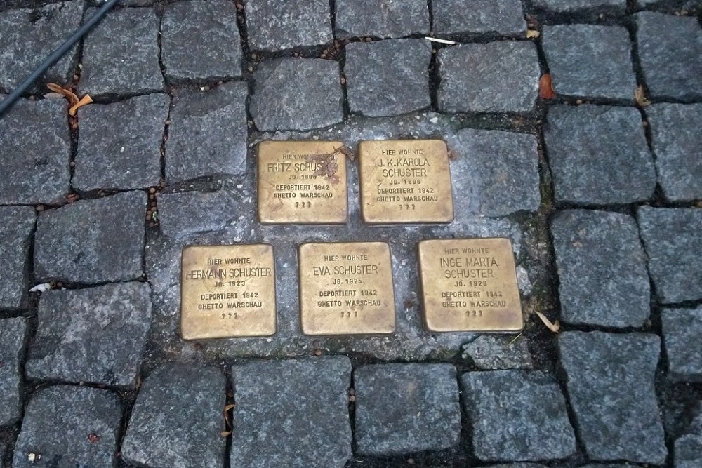 Stumbling Stones Bürgermeisterstraße 4 (previously no. 7) #1