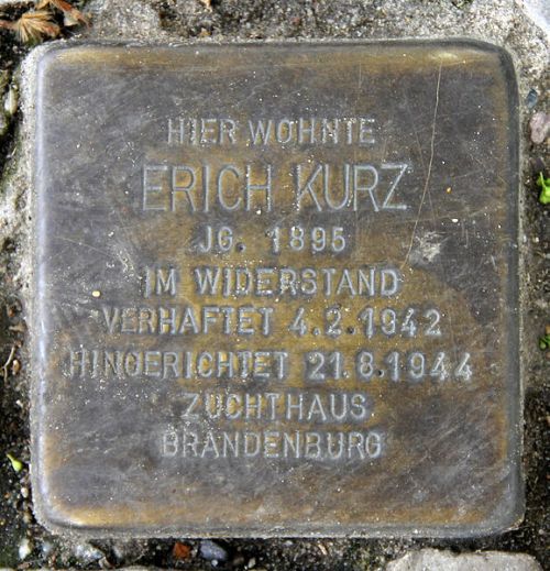 Stolperstein Rckertstrae 9 #1