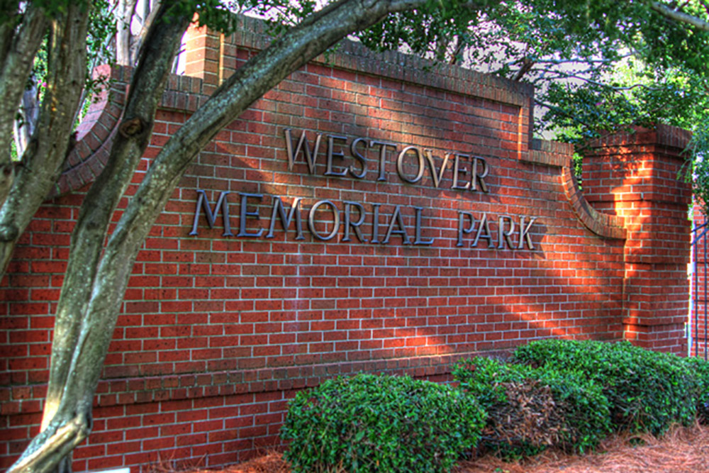 American War Grave Westover Memorial Park Cemetery