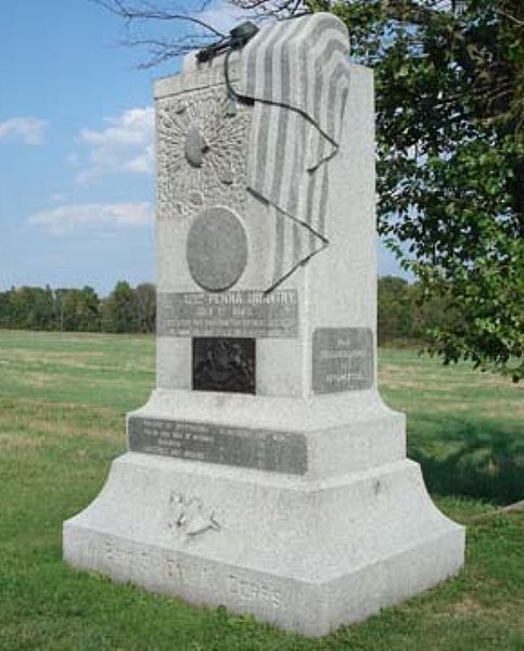 Monument 121st Pennsylvania Infantry #1
