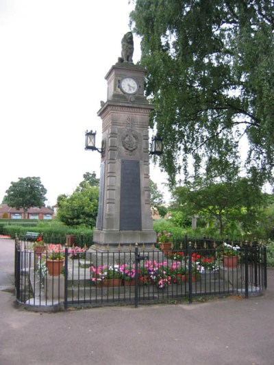 Oorlogsmonument Syston #1