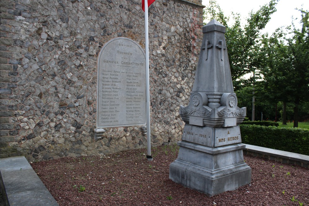 Oorlogsmonument Avennes #3