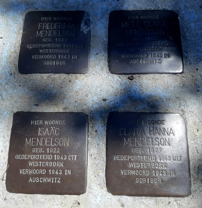 Stolpersteine Napjusstraat 58 #3