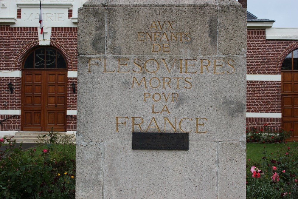Oorlogsmonument Flesquières	 #2