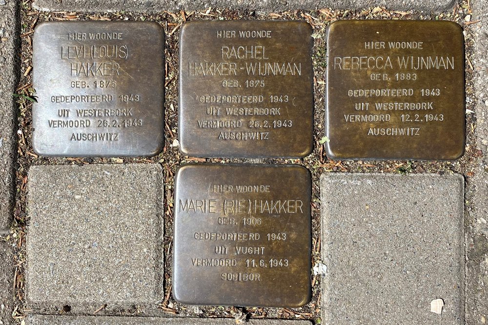 Stolpersteine Weteringkade 124a/126a #2