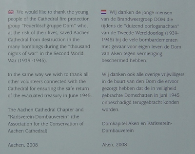Memorial Aachen Cathedral #2