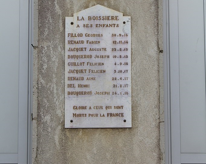 World War I Memorial La Boissiere #1