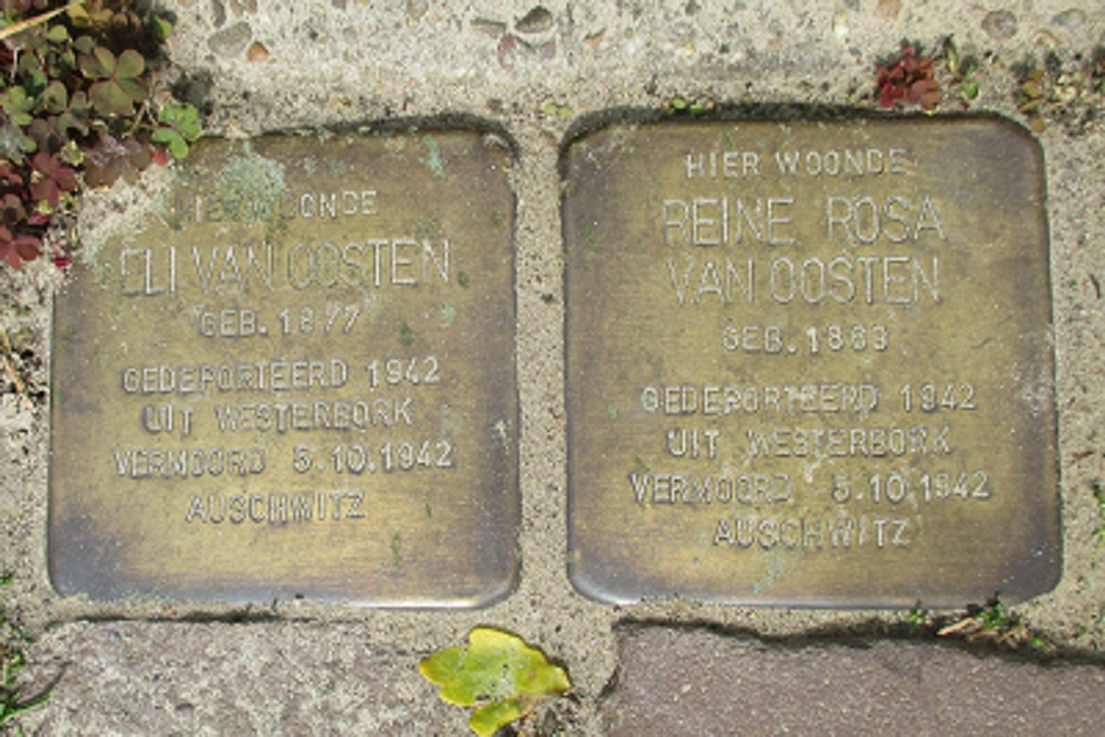 Stolpersteine Rembrandtstraat 21 (nu Julianastraat 21) #1