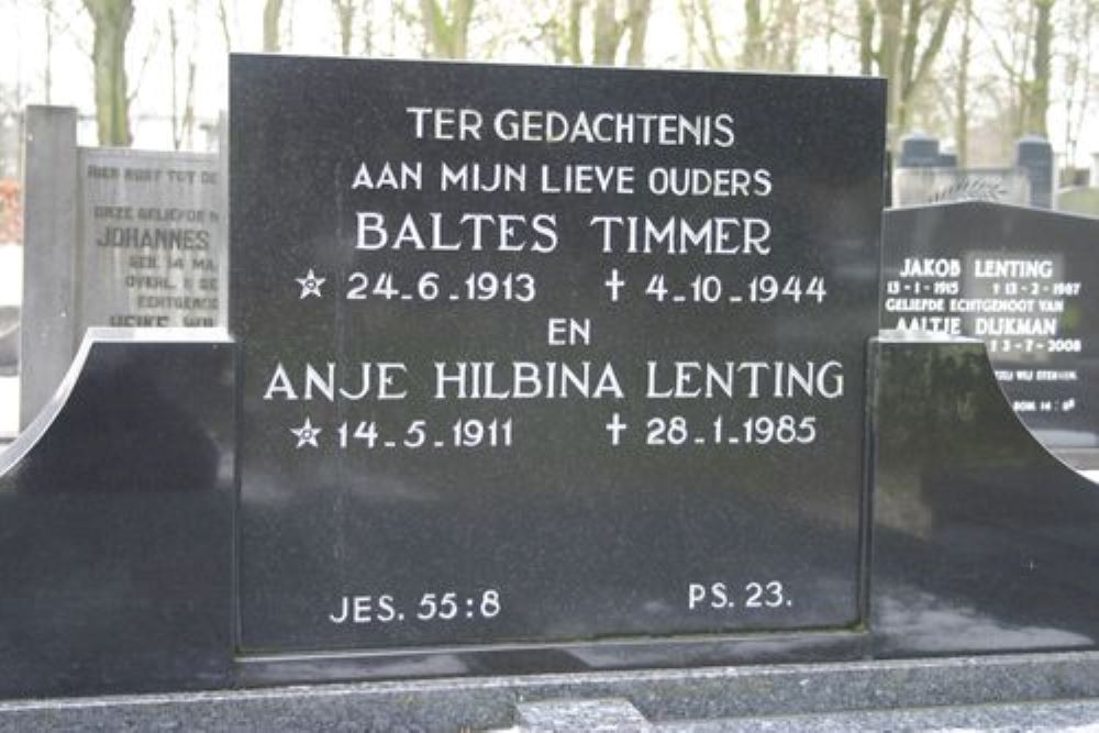 Dutch War Grave Schildwolde #3