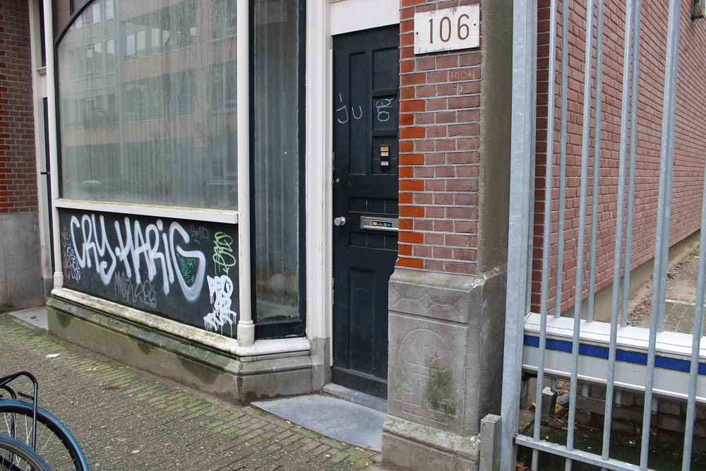 Stolperstein Nieuwe Kerkstraat 106 #2