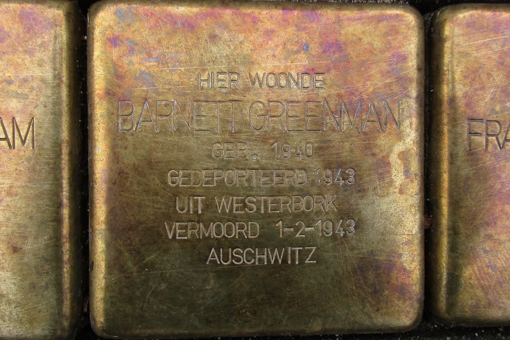 Stolpersteine Harddraverstraat 15b #3